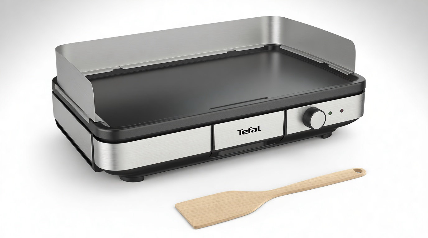 Tefal Maxi Plancha électrique CB690D12 : la puissance brute pour dix convives
