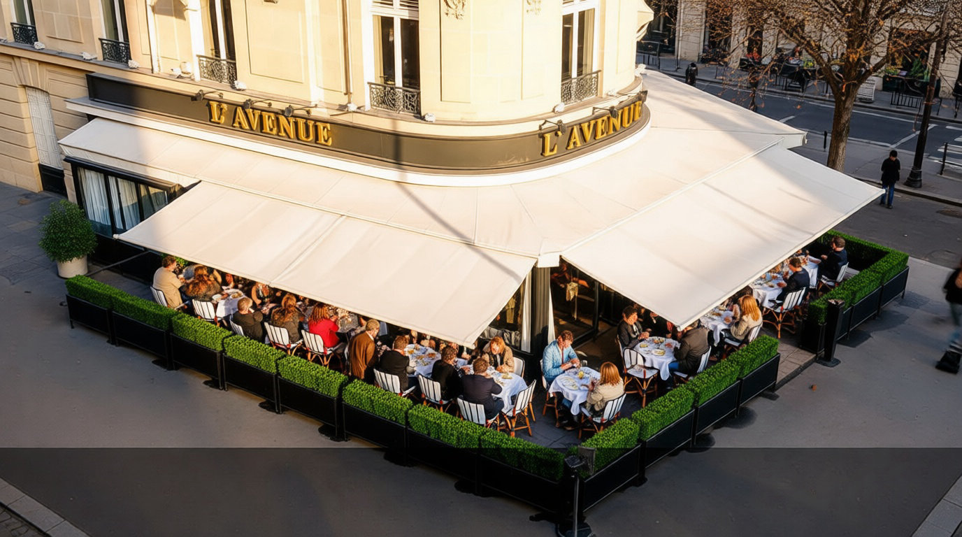 L'Avenue, cette terrasse de l'Avenue Montaigne où le monde de la mode se donne rendez-vous